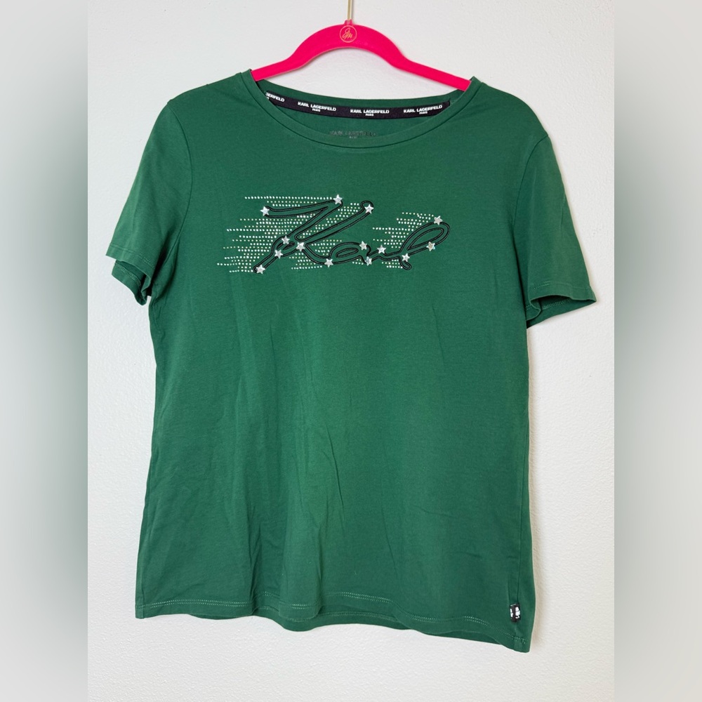 Karl Lagerfeld Green Tee